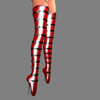 Latex Ballet Thigh-Plain-DHB 003