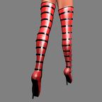 Latex Ballet Thigh-Ribbed-DHB 003