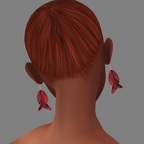 Bowtique-Colored Feather Earrings 003